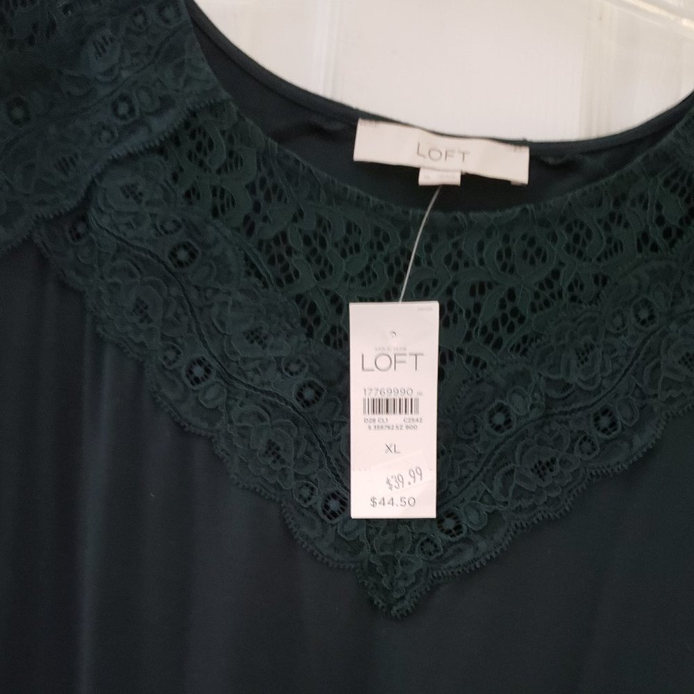 Lace Front NWT Ann Taylor Loft Tank Lace XL